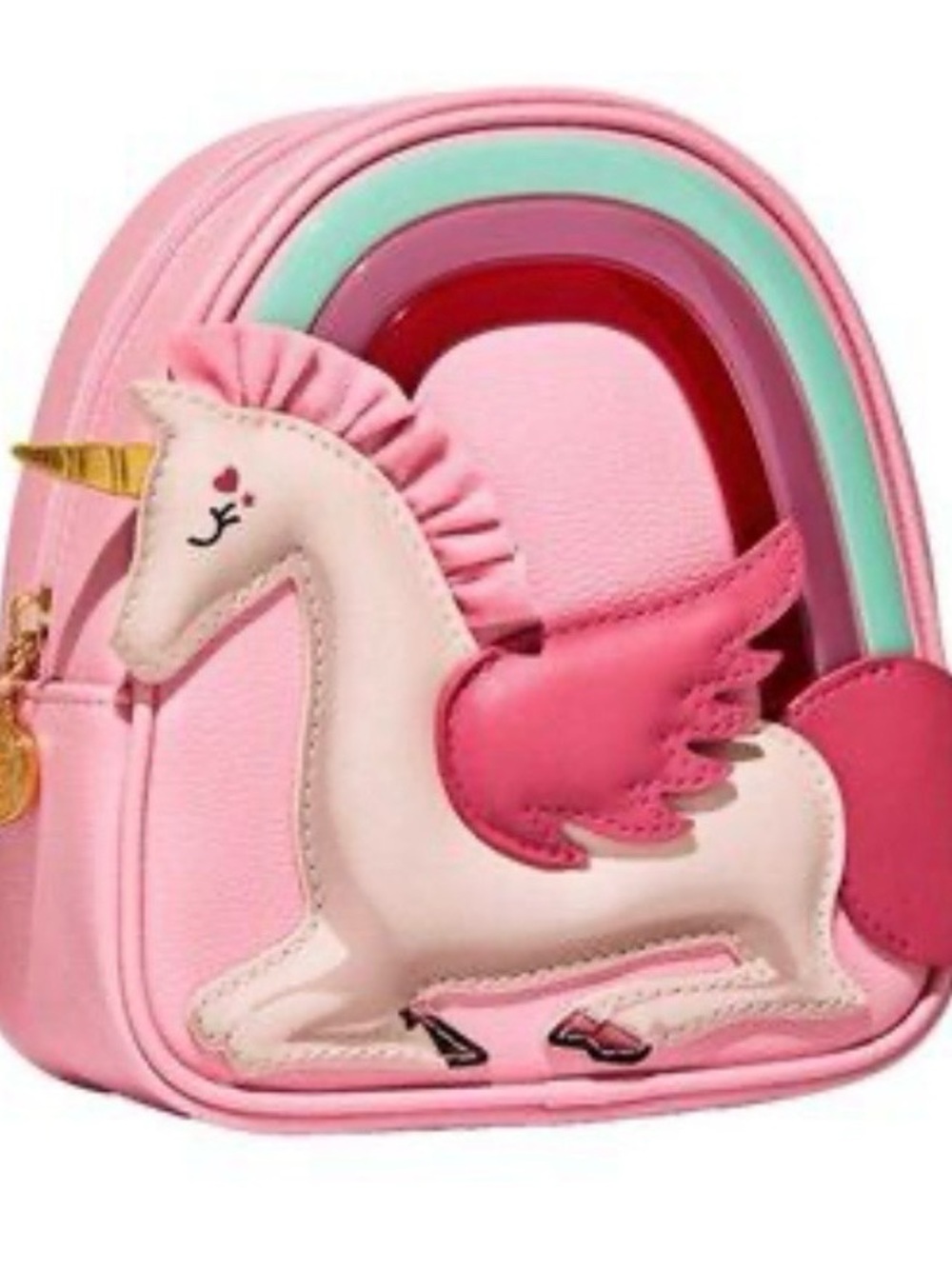 Little Toddler Girl Pink Unicorn Backpack Purse NEW